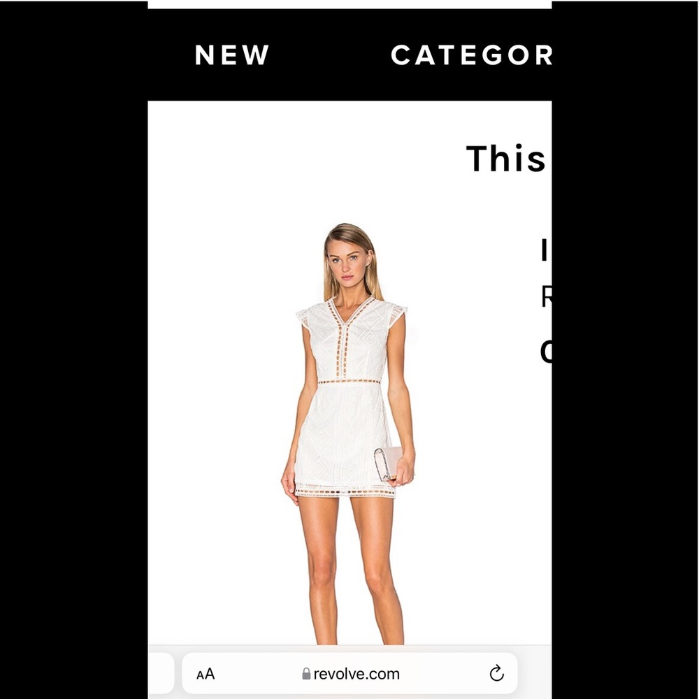 NWT Raga Ivory Dress